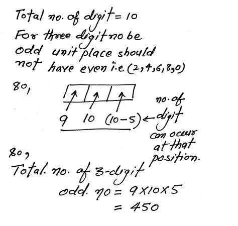 three digit odd number|How many three digit odd numbers are there .